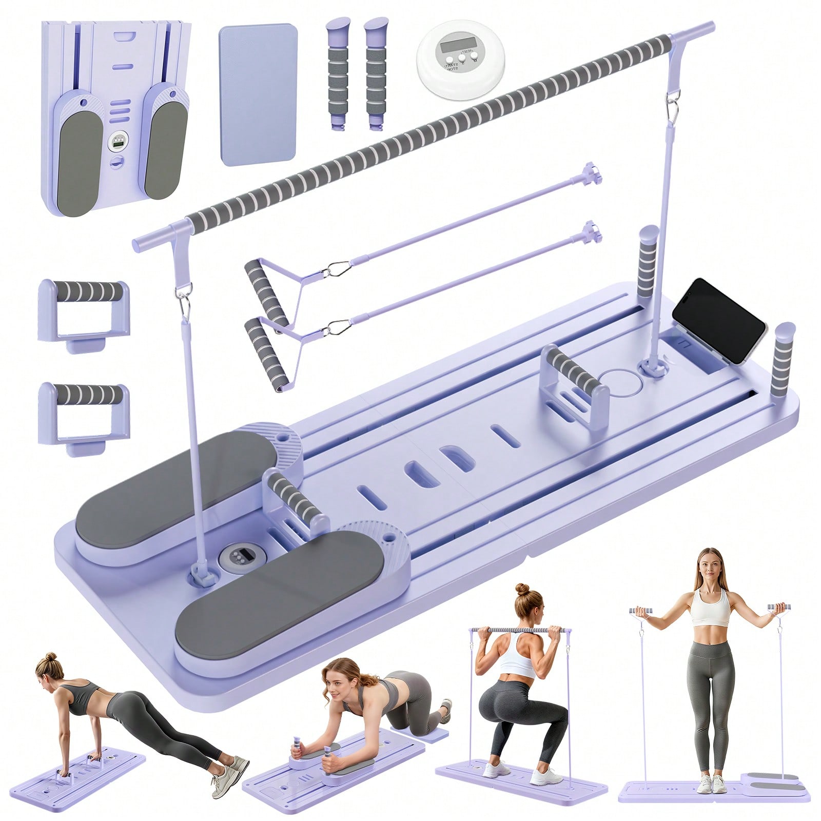 جهاز بيلاتس ريفورمر مع قضيب، ل - مراجعة Pilates & Yoga Vida وسعره