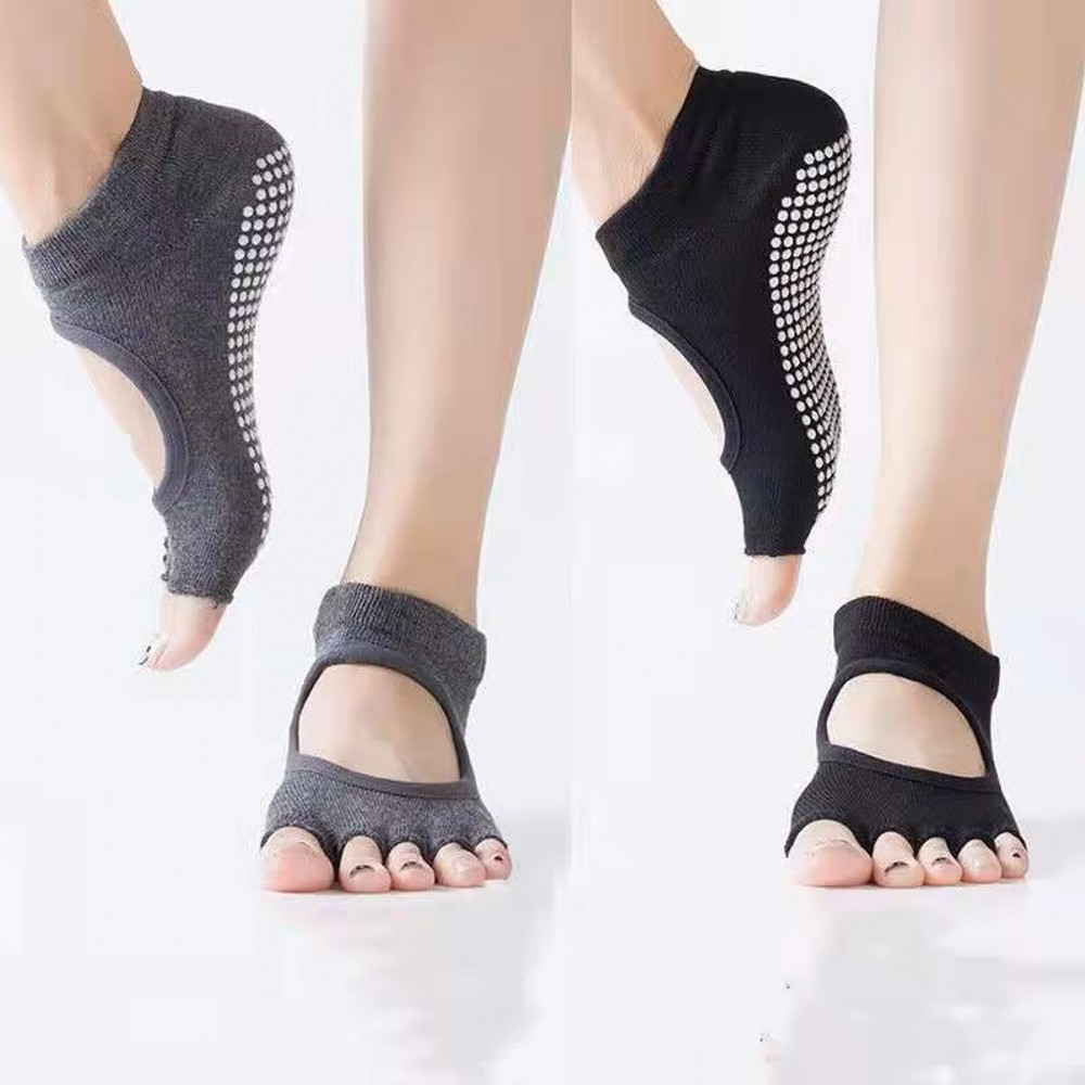 جوارب يوغا بدون ظهر بخمسة أصاب - مراجعة Medias Para Pilates Y Yoga وسعره
